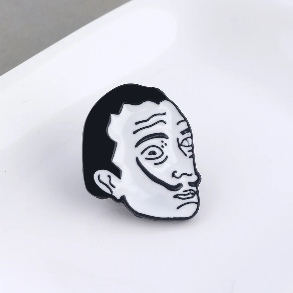 Классические эмалевые Броши с изображением телевизора эмалированные значки