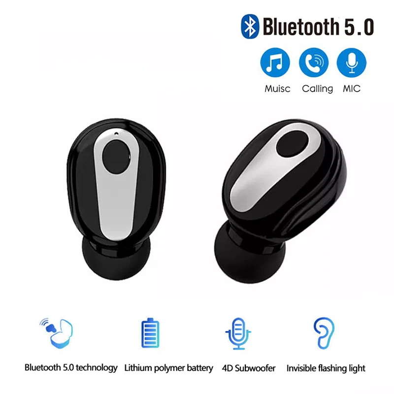 2021 Mini S9 беспроводные Bluetooth наушники Наушники Спортивная игровая гарнитура с