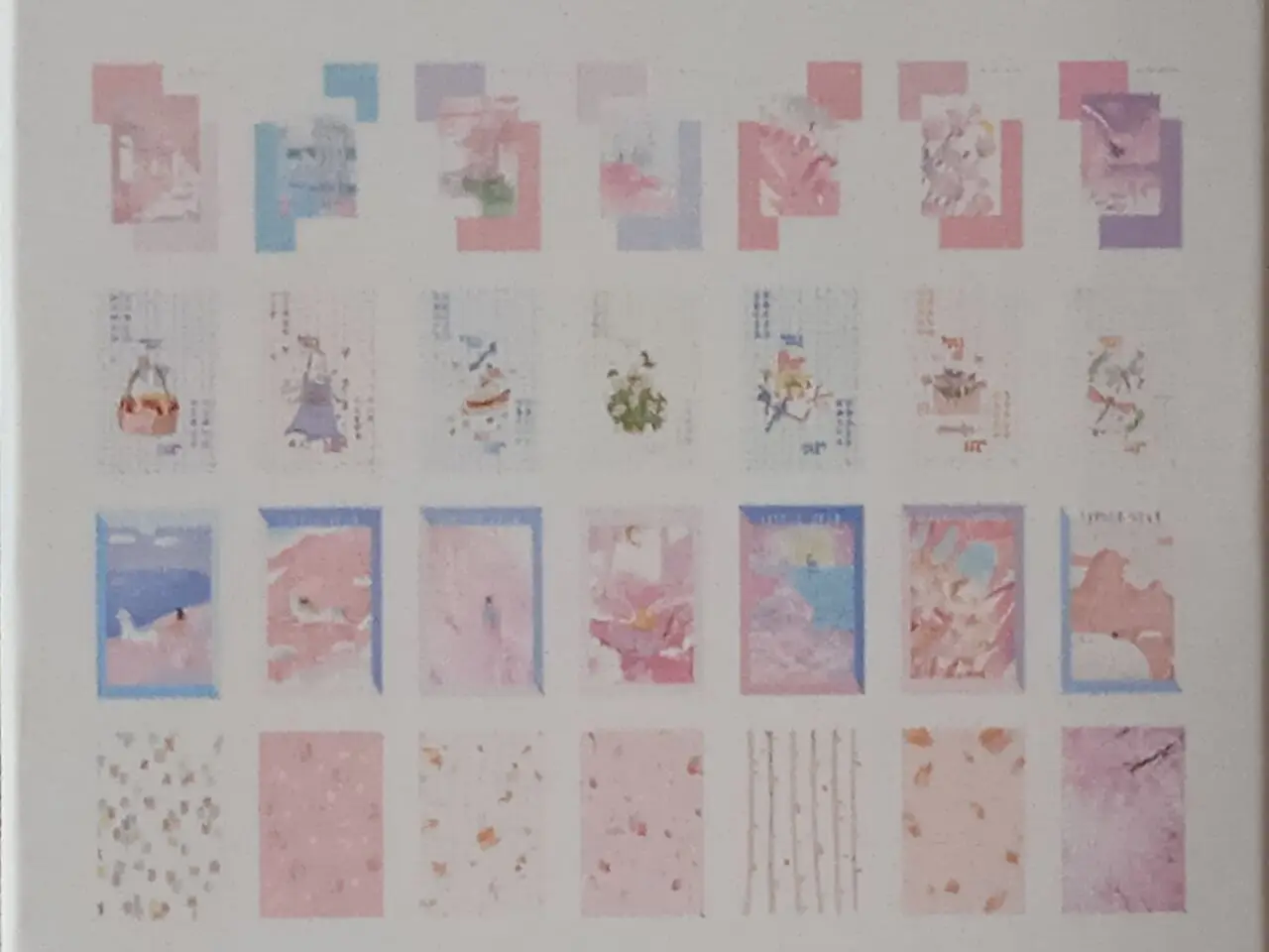 

52mmx80mm chase letter paper lomo card(1pack=28pieces)