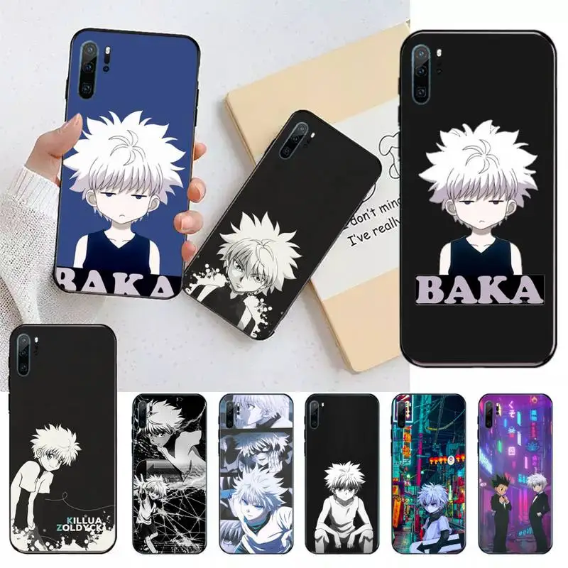 

Hunter X Hunter Killua Zaoldyeck Phone Case For Huawei honor Mate 10 20 30 40 i 9 8 pro x Lite P smart 2019 nova 5t