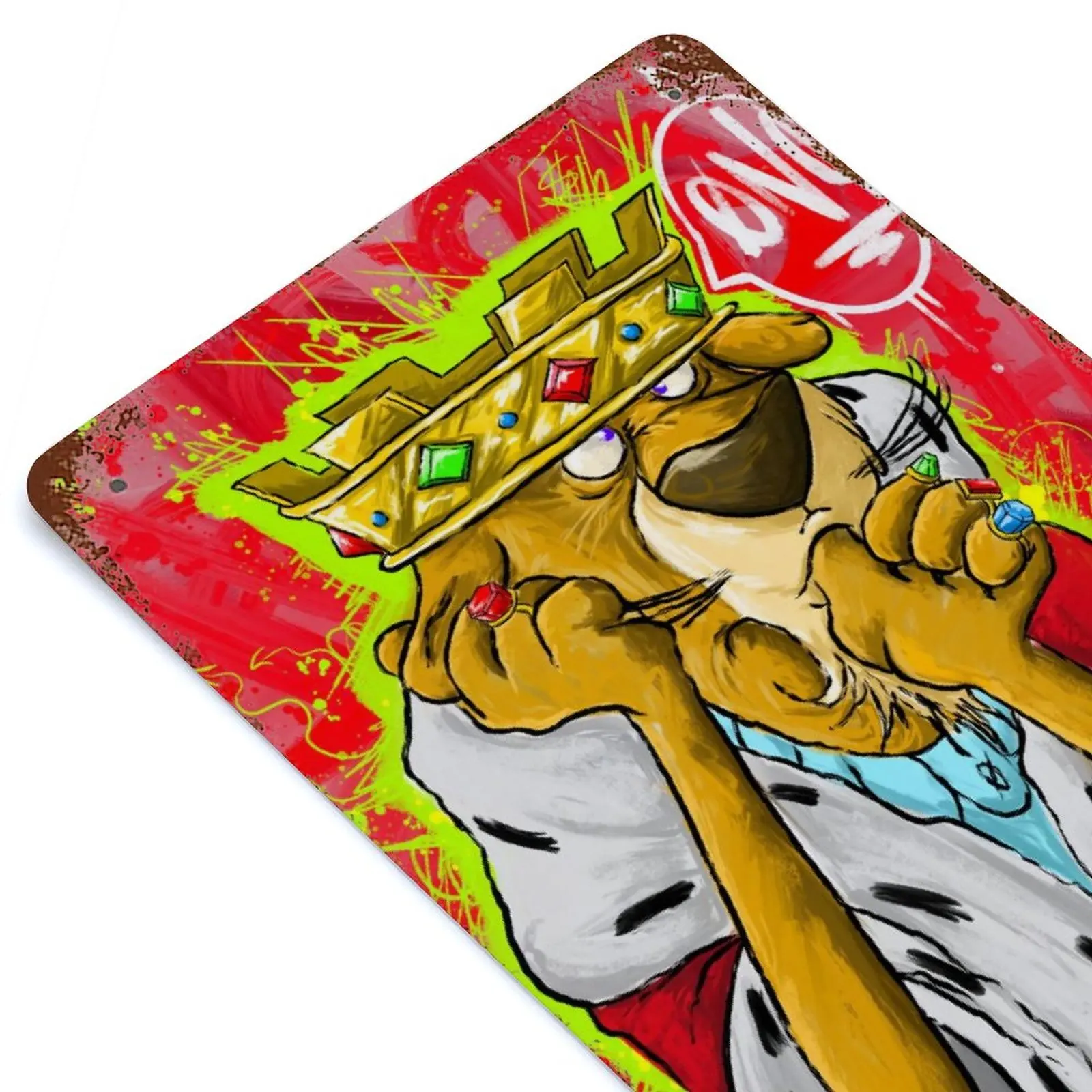 

BABY KING Printed Retro Metal Poster Home Wall Decoration Tin Sign Plaque