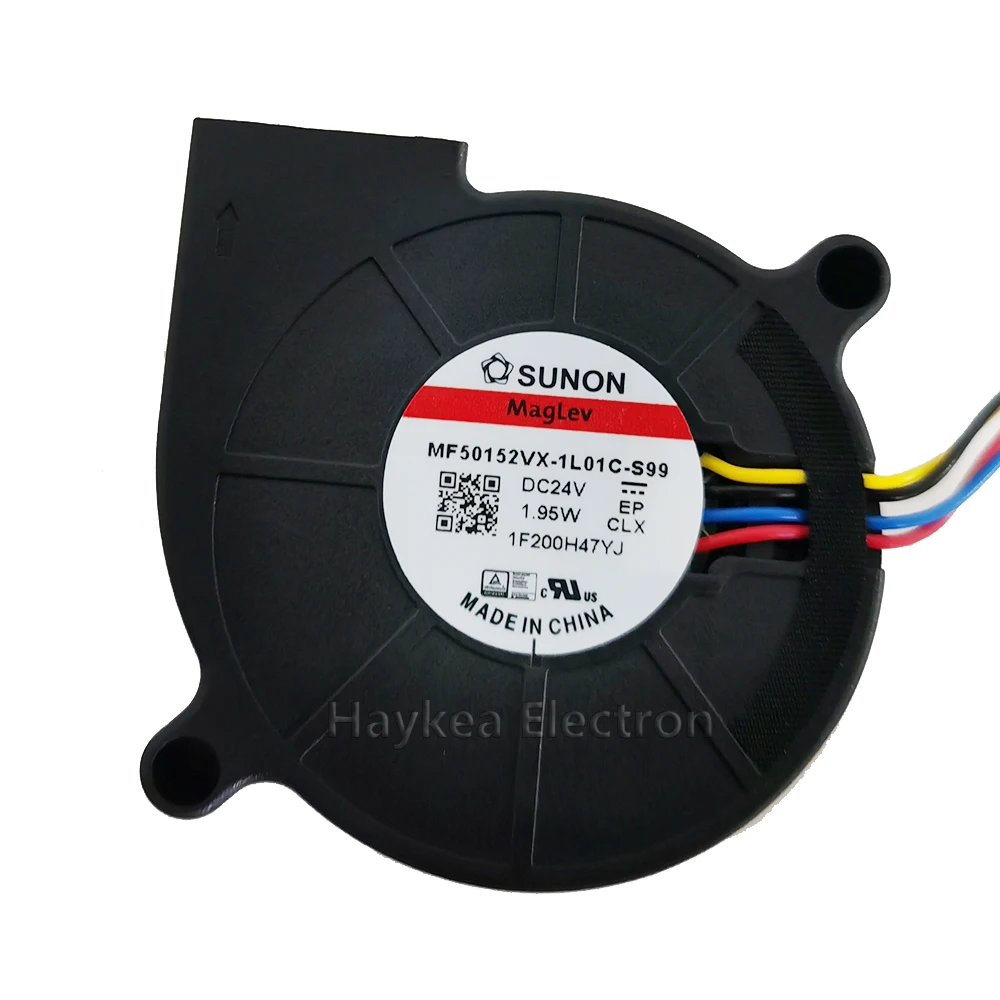 50 мм новый центробежный для охлаждения Sunon MF50152VX 1L01C Q99 s99 5015 DC 24v 1 95 W PWM Вентилятор