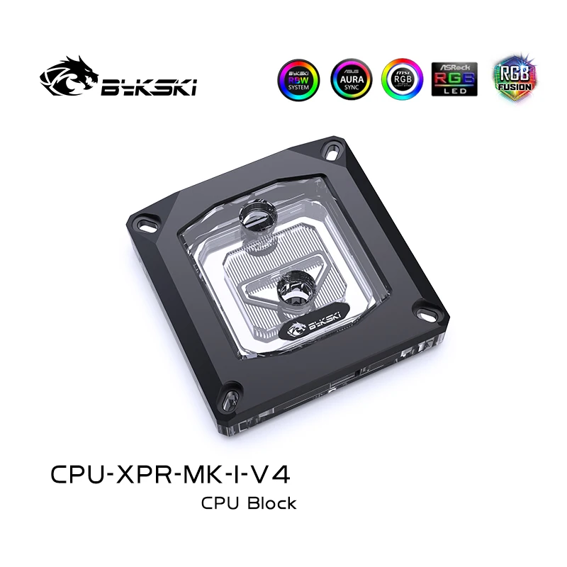 Bykski CPU Water Cooling Radiator Block use for INTEL LGA1150 1151 1155 1156 /2011/2066 /LGA1200 Cooled Radiator RGB A-RGB AURA