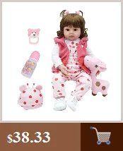55 см мягкие виниловые куклы Reborn Baby, ручная работа, дизайн, ткань, тело, силикон, реалистичные, живые, куклы, игрушки для детей, рождественские, для девочек