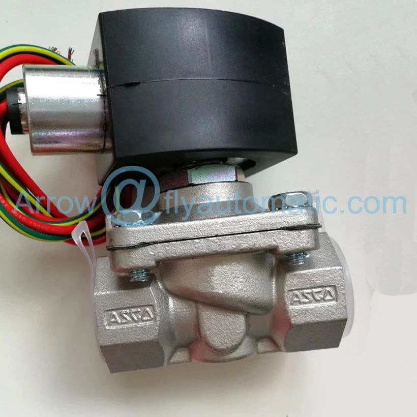 Красный водяной клапан ASCO 8210G088 EF8210G088 3/4 &quot2/2 way из нержавеющей стали с