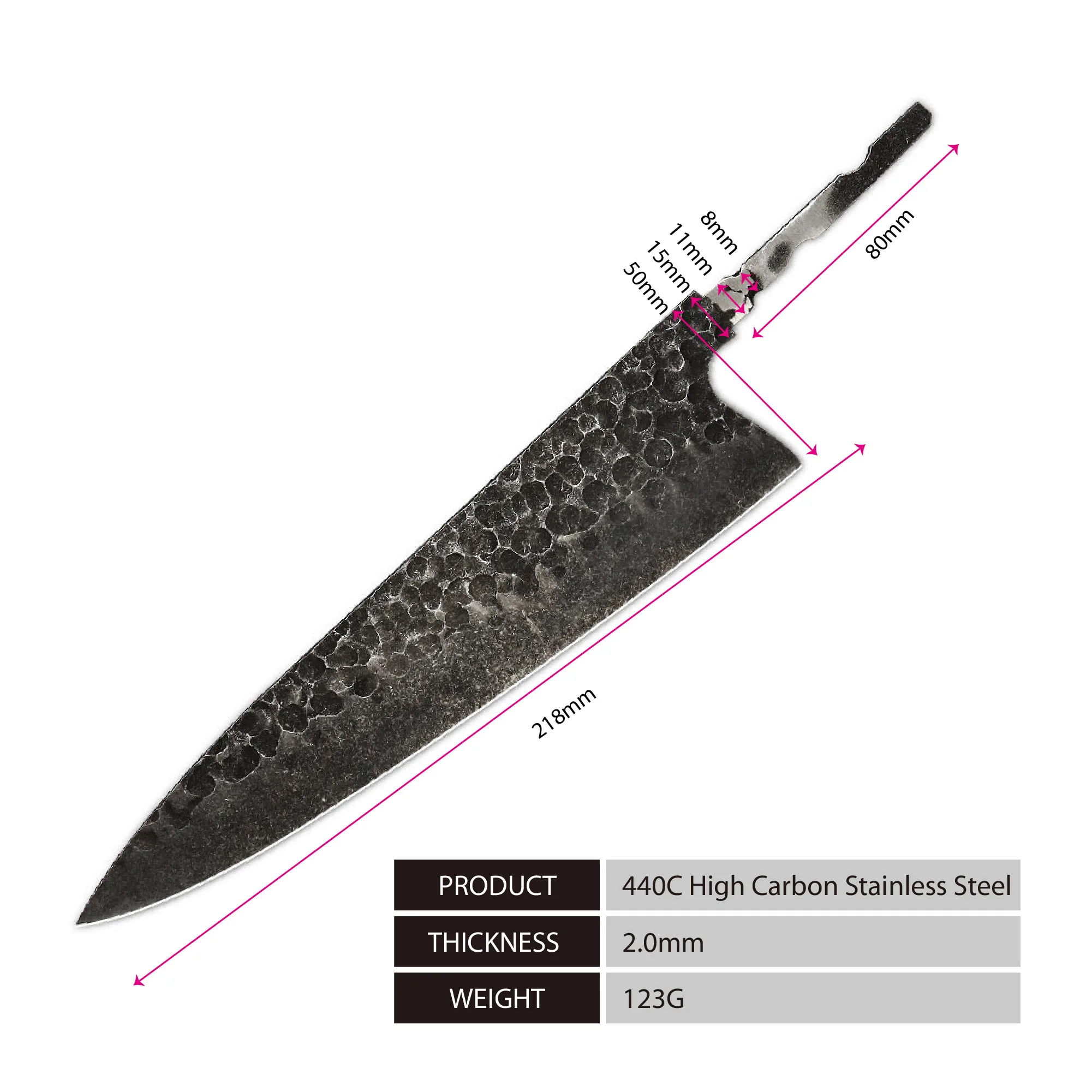 Amberknife 67-слойный VG10 дамасский стальной чистый нож для рукоделия 440C из
