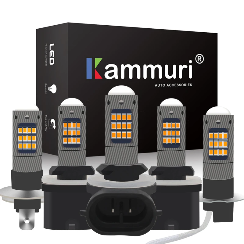Супер яркий белый светодиод KAMMURI (2) H1 H3 H27W H27 h27w2 h27w/2 881 880 h27w/1 h27w1 светодиодный льные