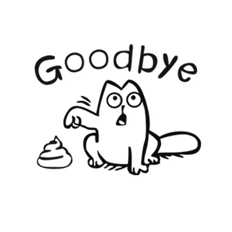 Большая сделка забавный настенный стикер для унитаза съемный водонепроницаемый