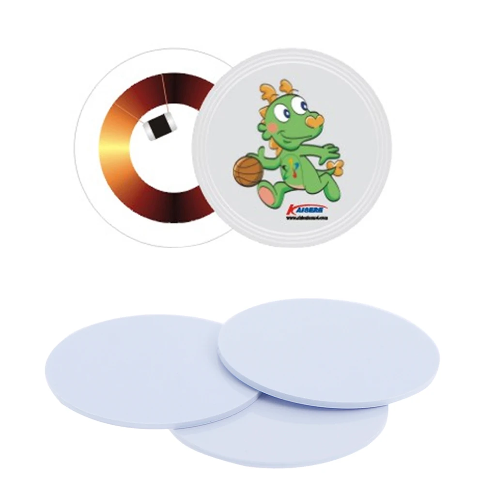 10pcs Phone NFC Card Chips Mobile Portable Tags 13.56Mhz PVC Ntag215 White Cards | Безопасность и защита
