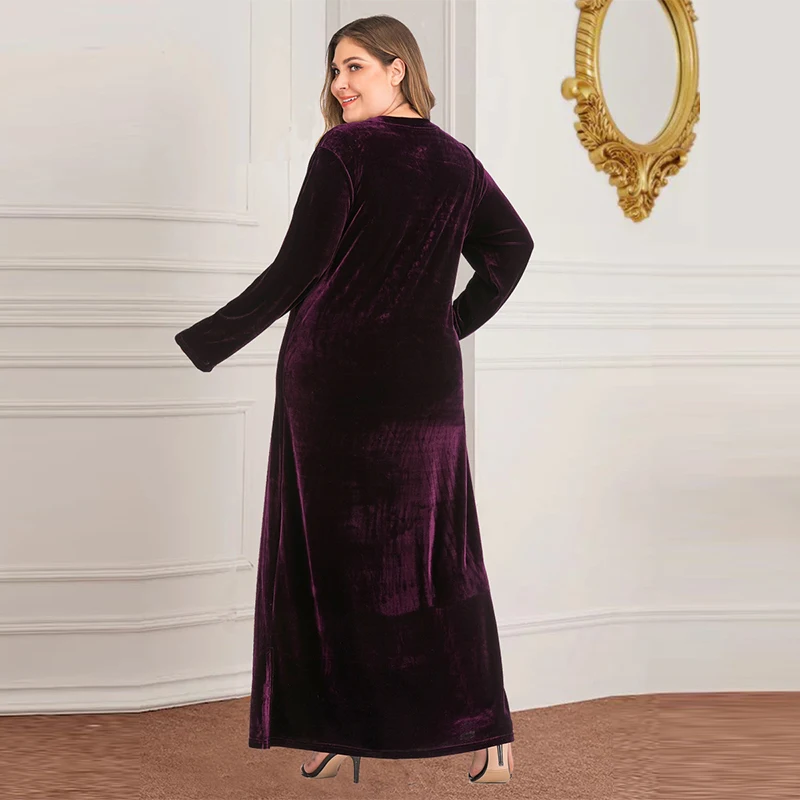 Новейшая мусульманская Длинная женская юбка большого размера с арабскими ислам