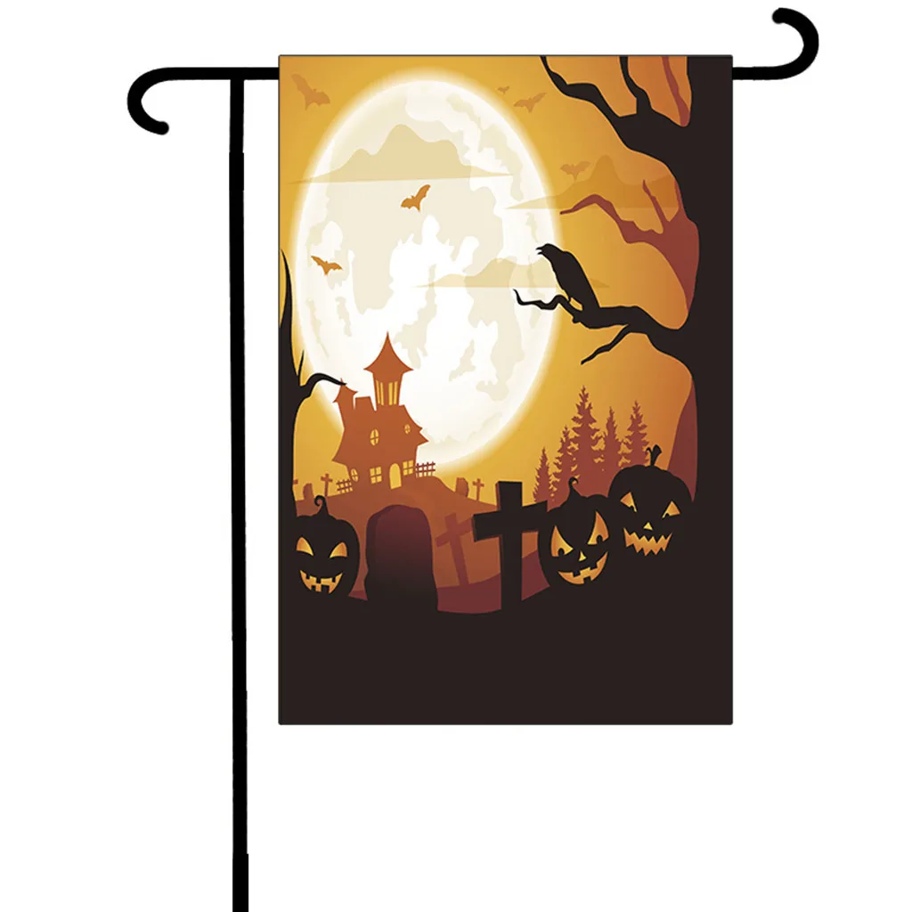 Двусторонний 3D флаг для Хэллоуина дома и сада флаги вечерние НКИ на Хэллоуин