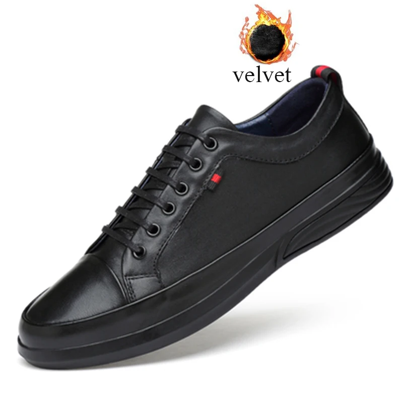 

Men Casual Shoes Genuine Leather Summer Men Leisure Light Shoe Breathable Sneakers Lac-up Flats Breathable Outdoors 2021 New
