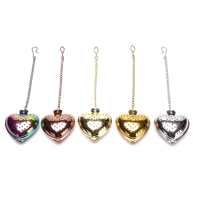 

В форме сердца ложка для чайника фильтр Нержавеющая сталь чайник в форме сердца фильтр Чайный фильтр аксессуары