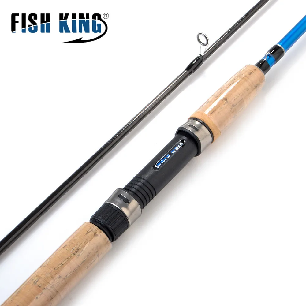 FISH KING 99% углерод 2,1 М 2,4 М 2,7 м с. Вт 3-40 г 2 секции Мягкая приманка Удочка приманка Спиннинг удочка для приманки рыбалки