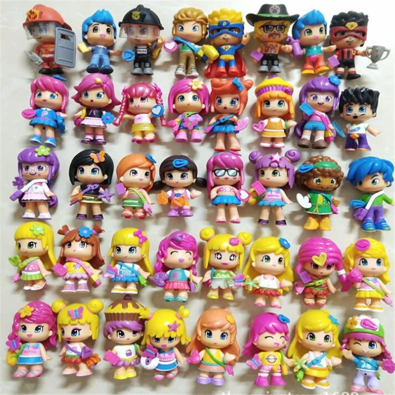 

Random Lot 8/15/20pcs Spanish Pinypon Building Block Dolls Figurines Toy Boy&Girl Cosplay Figurines For Kids Christmas Gift