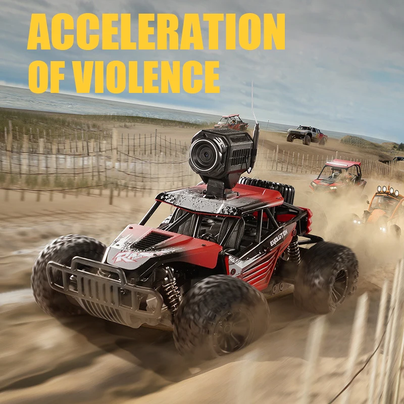 

2021 New 1:12 4WD RC Car 2.4GHz Cars Off Road Buggy High Speed Climbing RC Car Real Time Transmission Kids Toys With HD Camera