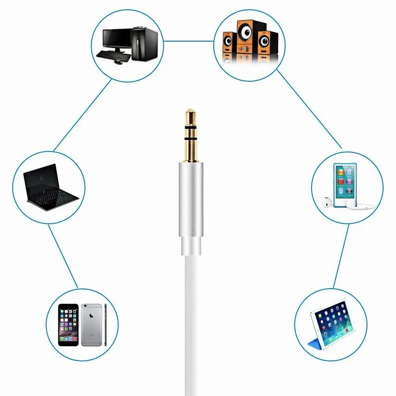 Автомобильный адаптер для IPhone7 AUX кабель переходник Apple 8XR XS Lightning Turn 3 5 Male аудио