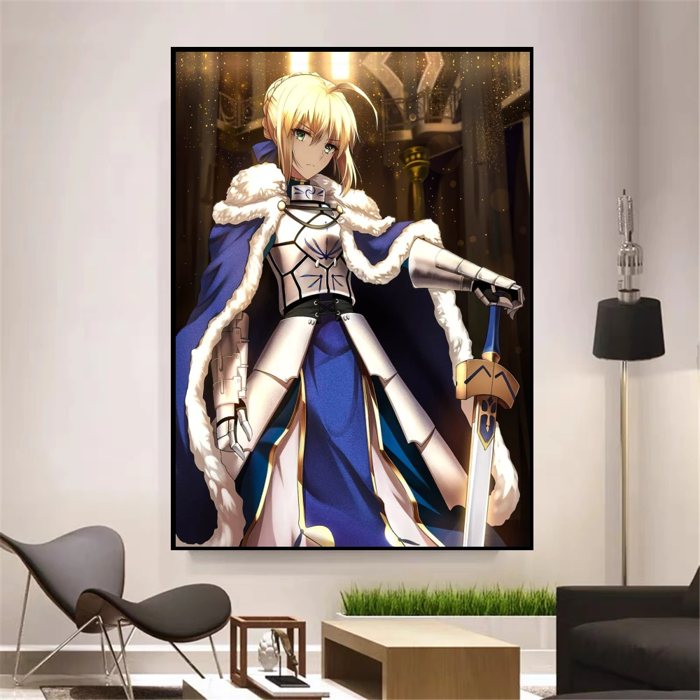 Настенный художественный принт судьба: Ночь прибытия аниме плакат дома