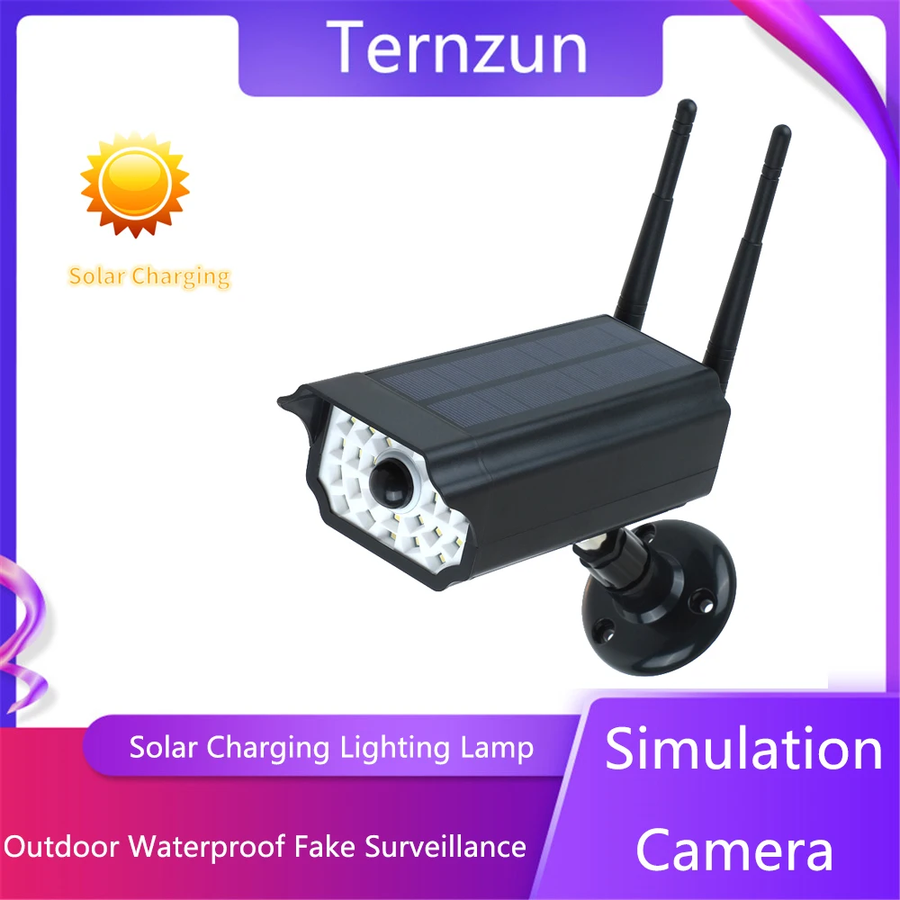 Солнечный Мощность зарядки моделирование Камера открытый Водонепроницаемый