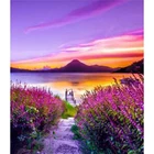 Алмазная живопись 5D сделай сам, пейзаж, картина из леса, цветок, морской пейзаж, квадратнаякруглая Алмазная вышивка крестиком, вышивка BM1308