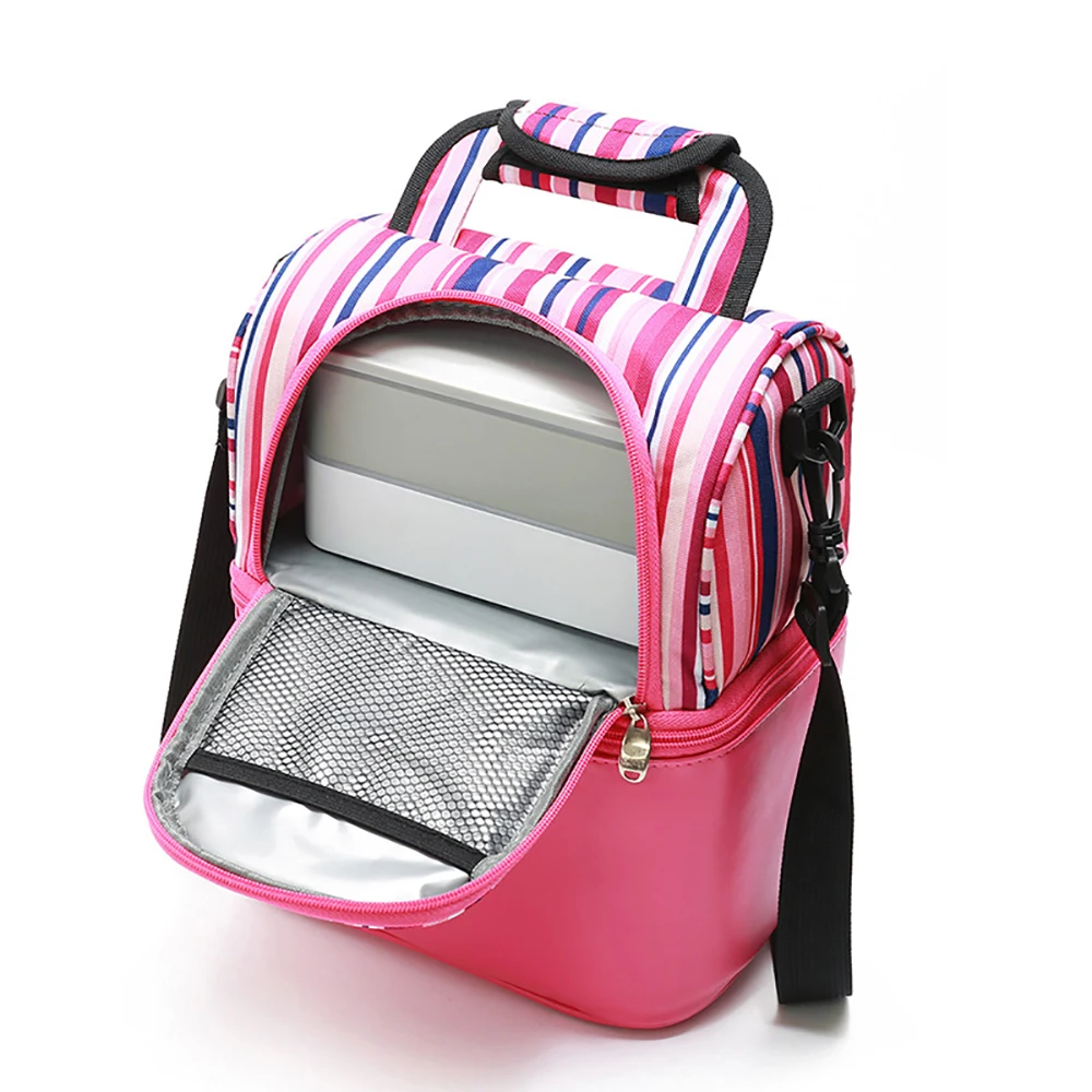 Изолированная мягкая сумка холодильник двухслойная с жестким вкладышем большая