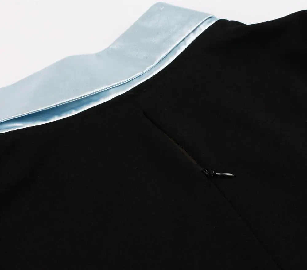 

Gothic Retro Vintage Party Dress 50s 60s Short Sleeve Patchwork Swing Pin Up Rockabilly Office OL Jurken Dresses VD1637