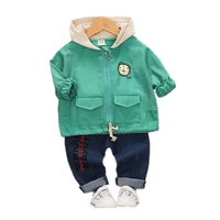 spring autumn outfits baby boy girls clothes children casual hooded jacket jeans 2pcsset toddler fashion costume kids tracksuit