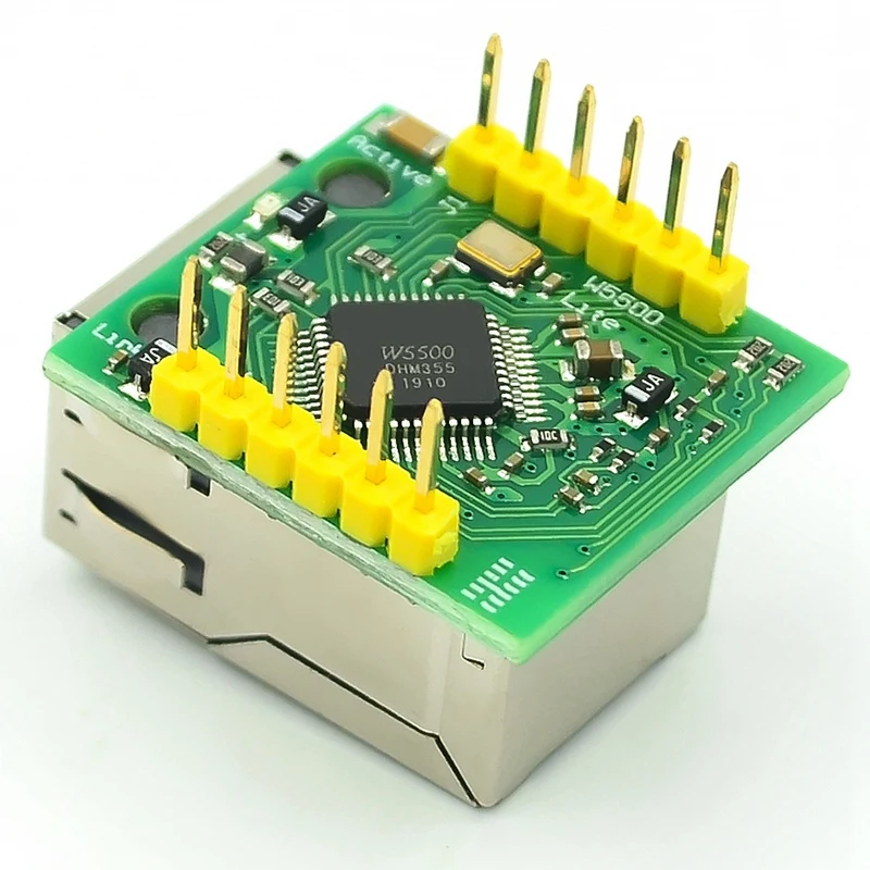 

5PCS/LOT USR-ES1 W5500 Chip New SPI to LAN/ Ethernet Converter TCP/IP Mod