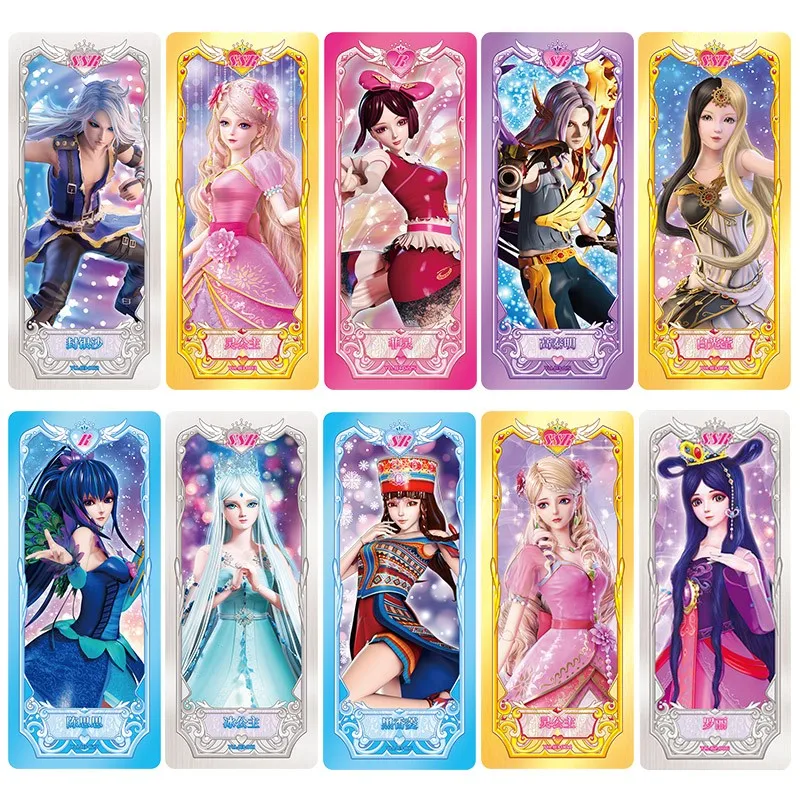 Juguete de Cartas coleccionables de princesa Loli, Peafowl, Spirlt, TR, SR, SSR, 2021, novedad de 120-1