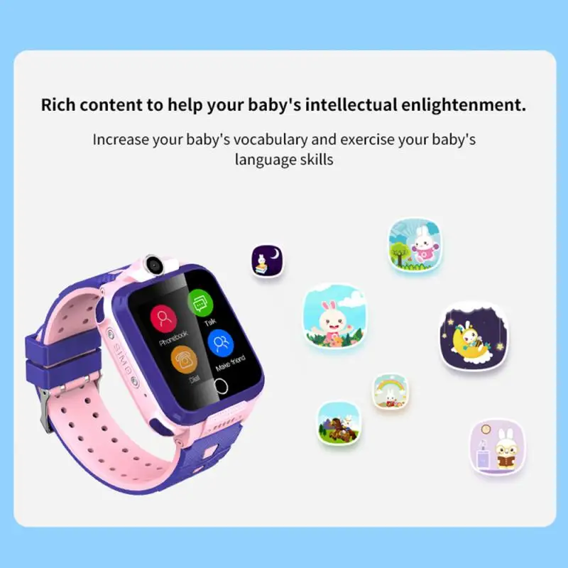 

4G Network Wifi SOS Kids Smart Watch IP67 Waterproof Multifunction Children Digital Wristwatch Alarm Clock Camera