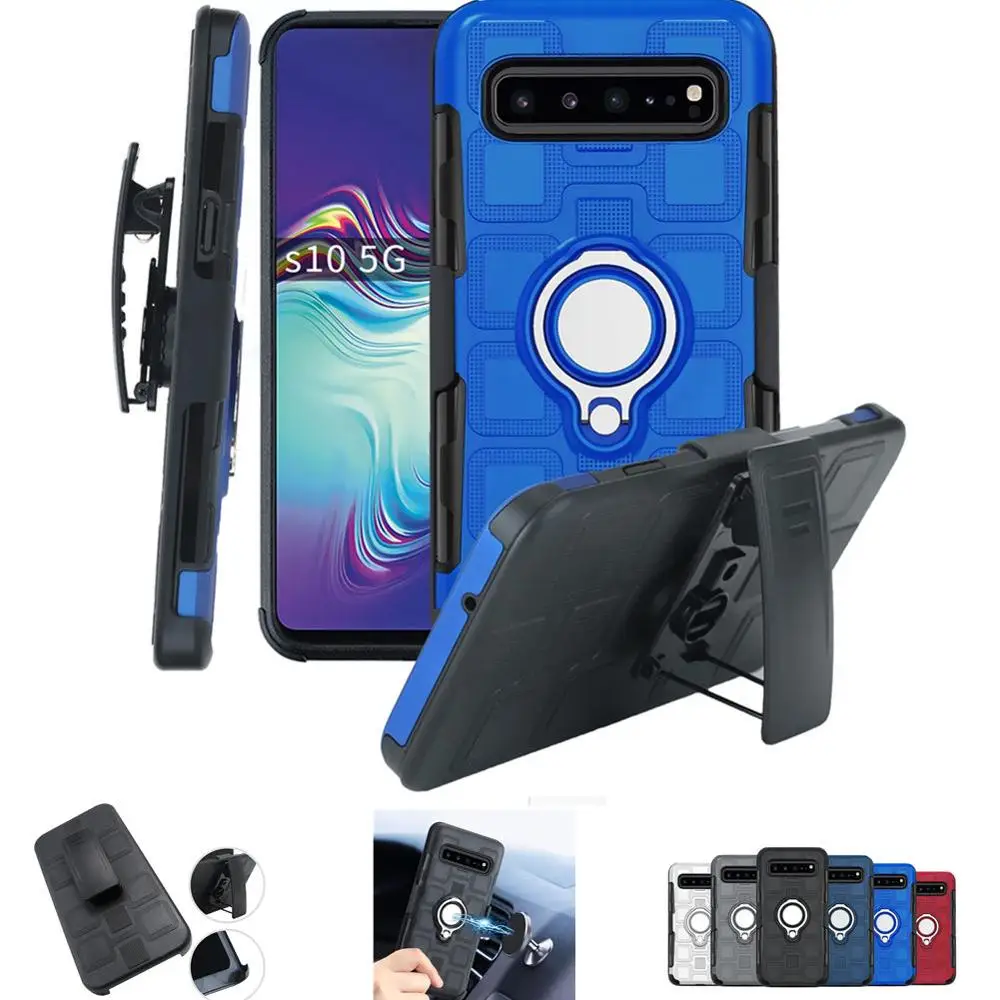 Чехол с поворотным зажимом для ремня Samsung Galaxy S10 Plus S10E + 5G чехол S10e S10plus Магнитный