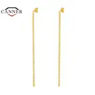 Женские серьги-гвоздики из серебра 925 пробы с кисточкой