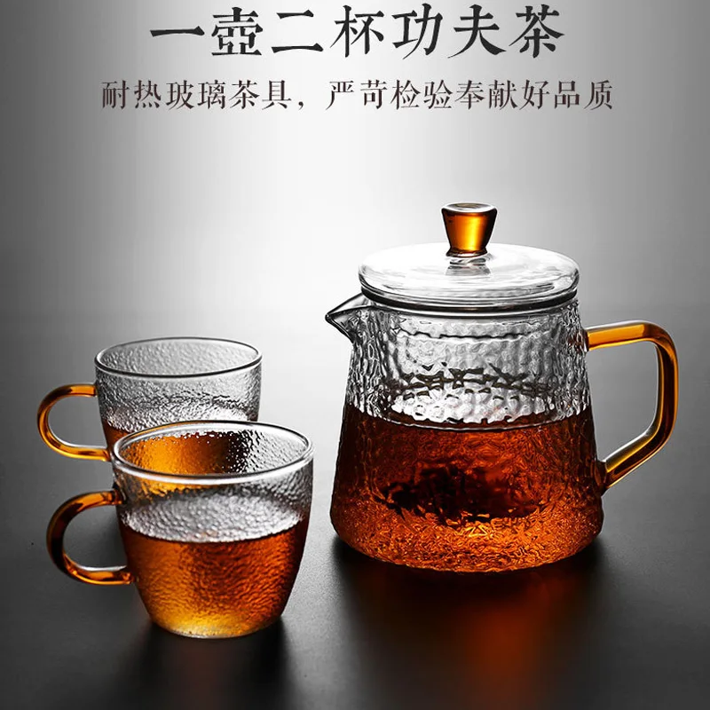 Чайник из силикона и матового стекла с высоким содержанием бора 300-900 мл | Дом сад