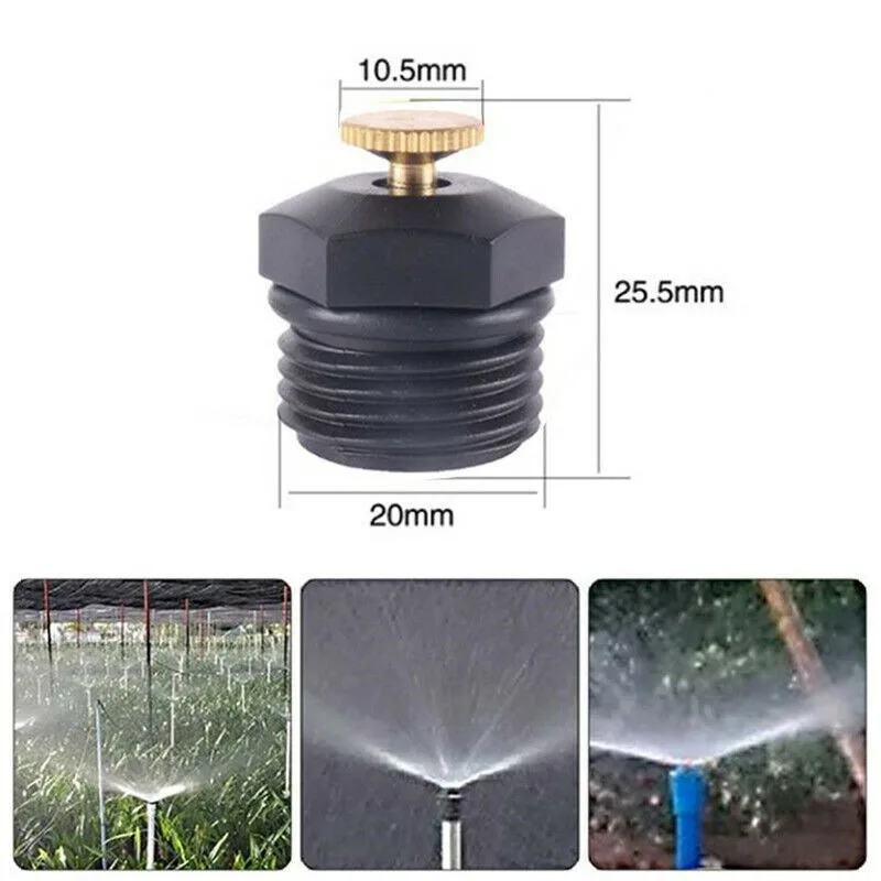 

Watering Sprinkler Head Sprayers Sprinklers Plastic Lawn Thread Garden 10pcs