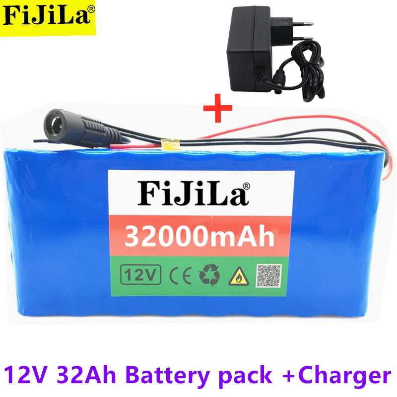 

Original Large capacity 12V 32Ah 18650 lithium battery protection board 12V 32000mAh for inverter miner light with BMS + charger