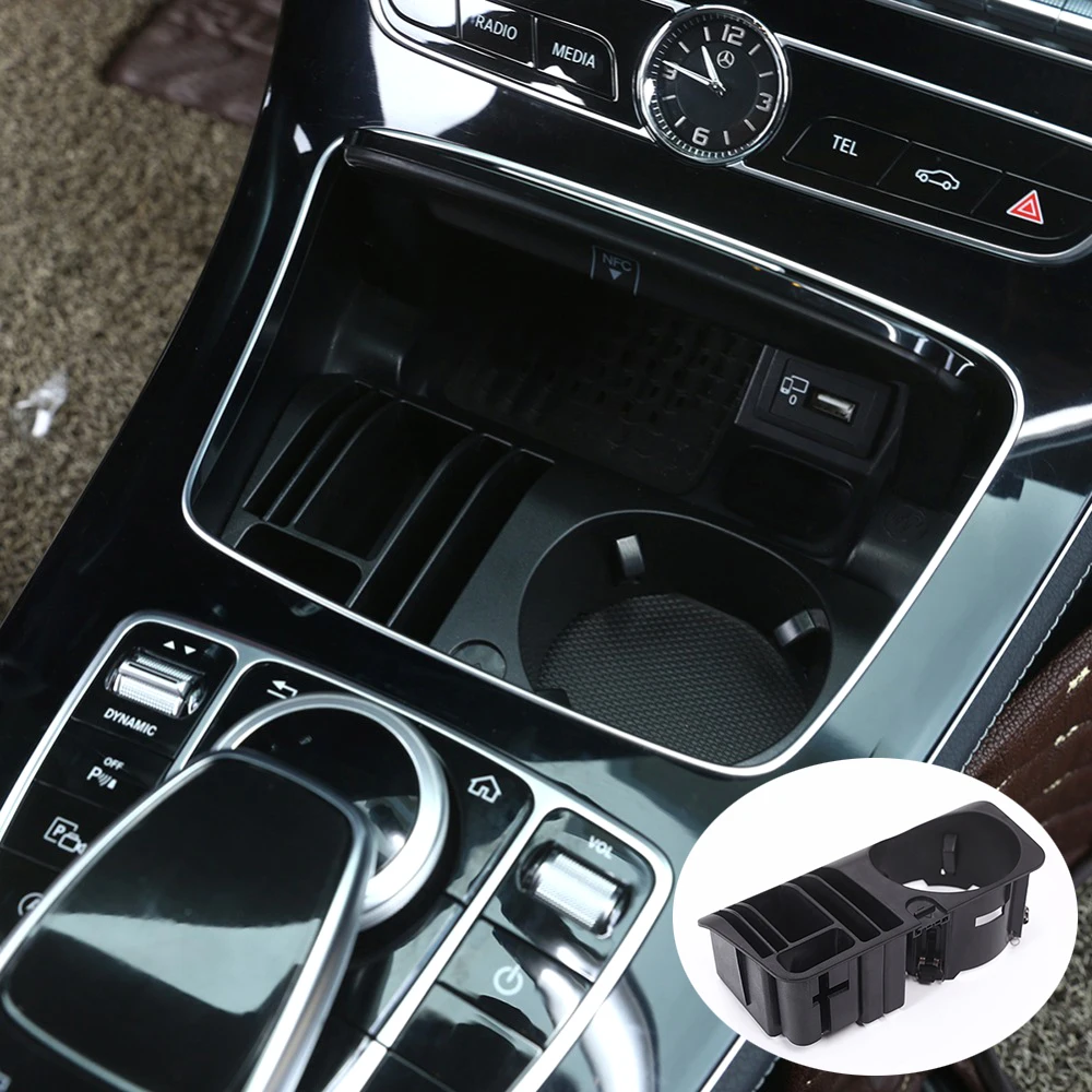 Центральный ящик для хранения подставка подстаканника держатель телефона Mercedes