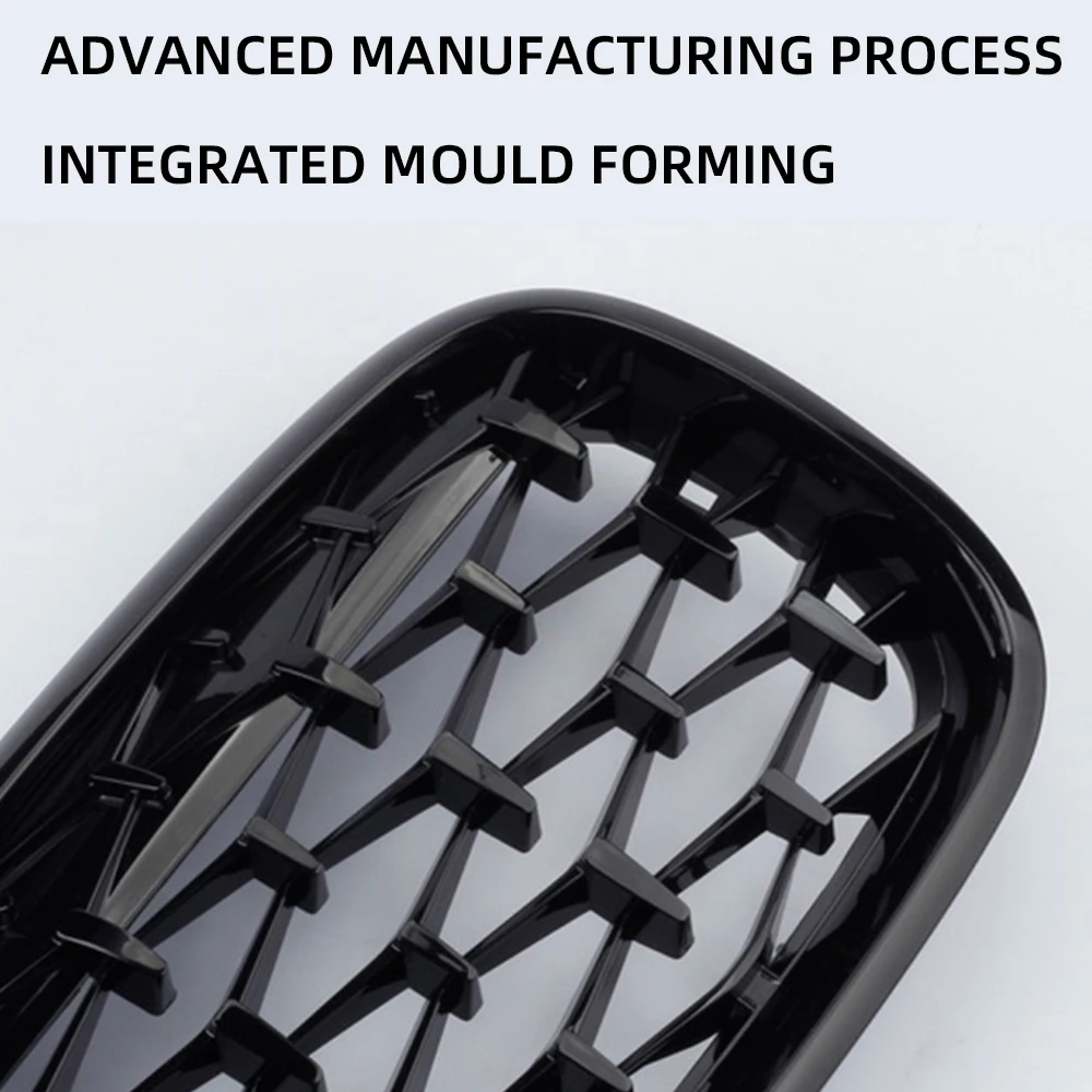 Авто передний бампер Гриль Алмазная ножка решетка Метеор стиль для BMW X5 X6 E70 E71 2006