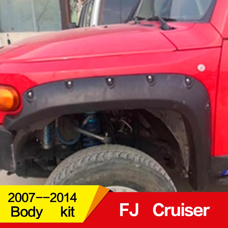 Подходит для Toyota FJ Cruiser Body kit fender 2007- год Воздухозаборники вентиляционные крышки автомобиля refitt широкий кузов аксессуары