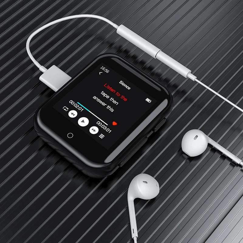 MP4-плеер RUIZU M8 Bluetooth плеер со съемным ремешком 8 Гб Сенсорный экран наручные часы Mini