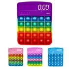 Калькулятор, выпрыгивающий пузырь, антистрессовые игрушки, пресс, силиконовые украшения, милые детские подарки на Хэллоуин и день рождения