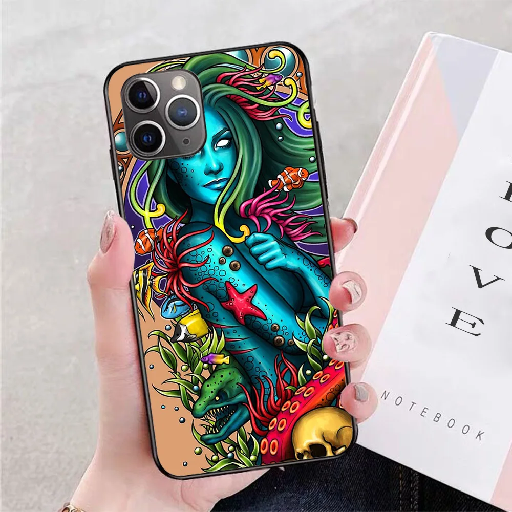

For iPhone Siren II Soft TPU Border Apple iPhone Case