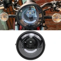 led headlight headlamp bulb for universal motorcycle bobber chopper cafe racer custom motorbike high low beam drl head light