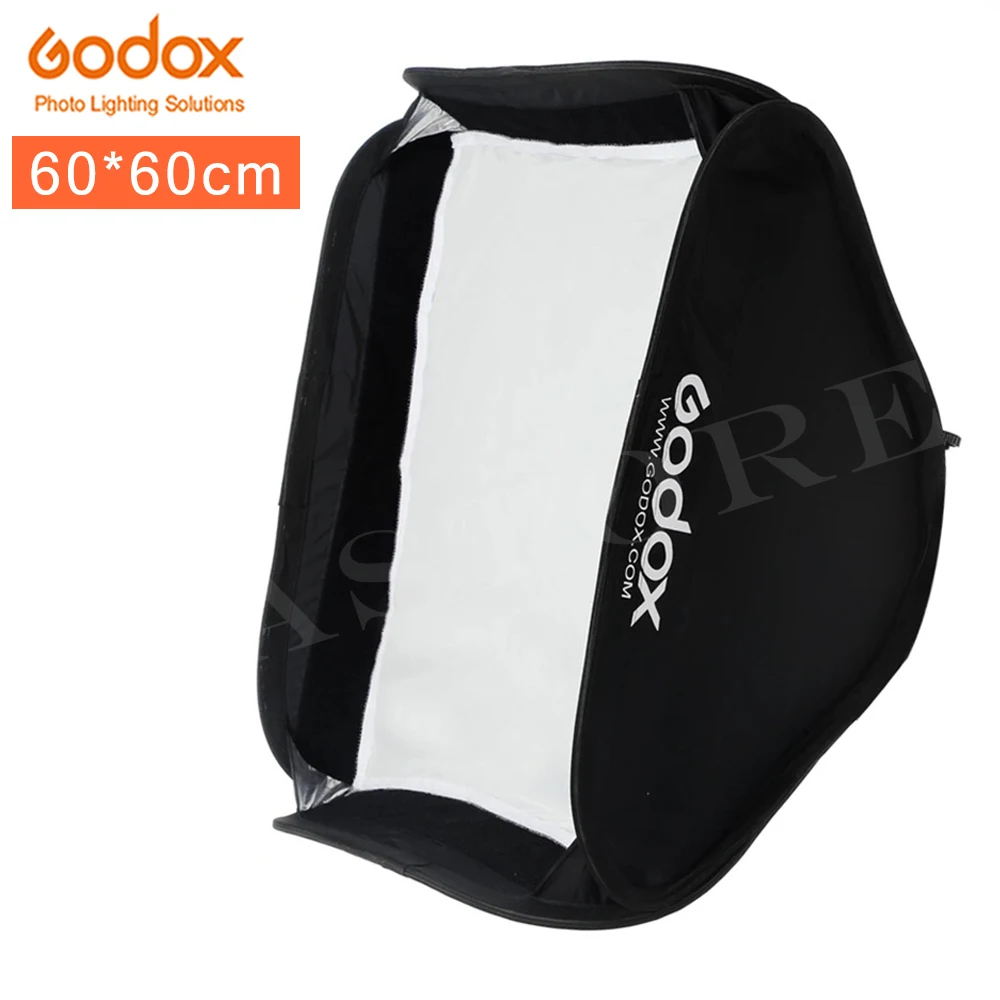 Godox 60*60 см рассеиватель вспышки для фотостудии софтбокс Мягкая коробка Speedlite