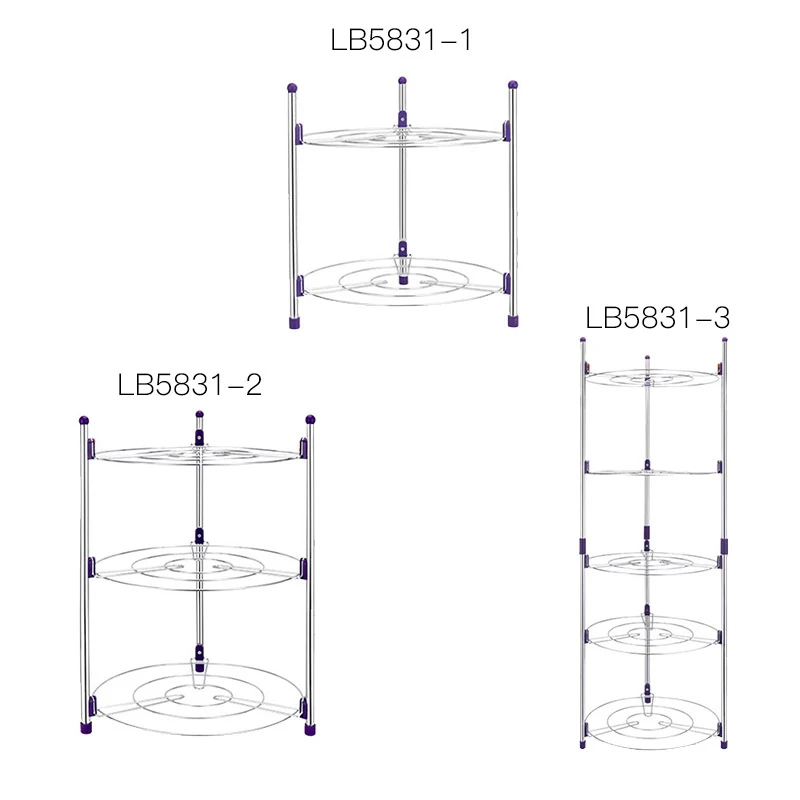Кухонная Подставка для хранения кастрюль с крышкой Органайзер держатель стойки