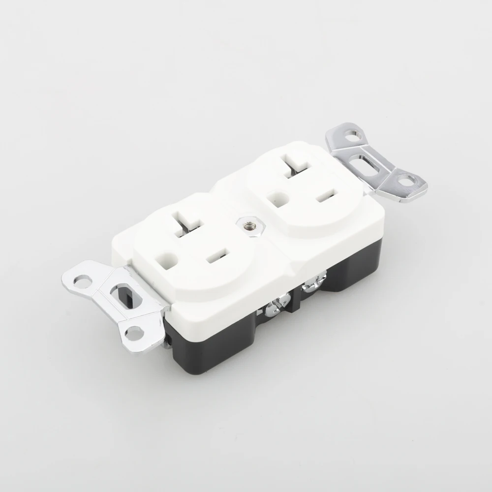 Высококачественная чистая красная медь HIFI родиевое покрытие США AC Розетка