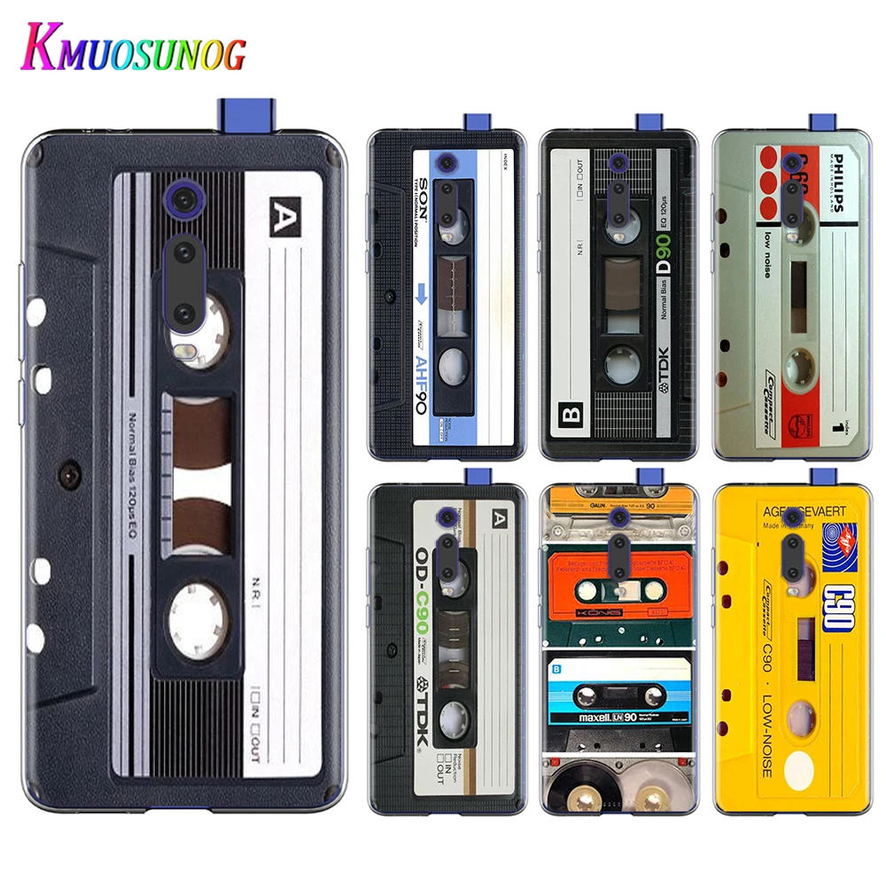 

Vintage Magnetic tape Cassette For Xiaomi Redmi 9I 9T 9A 9C 9 Prime 8A 8 7A 7 6A 6 5 5A 4X PRO Plus Transparent Soft Phone Case