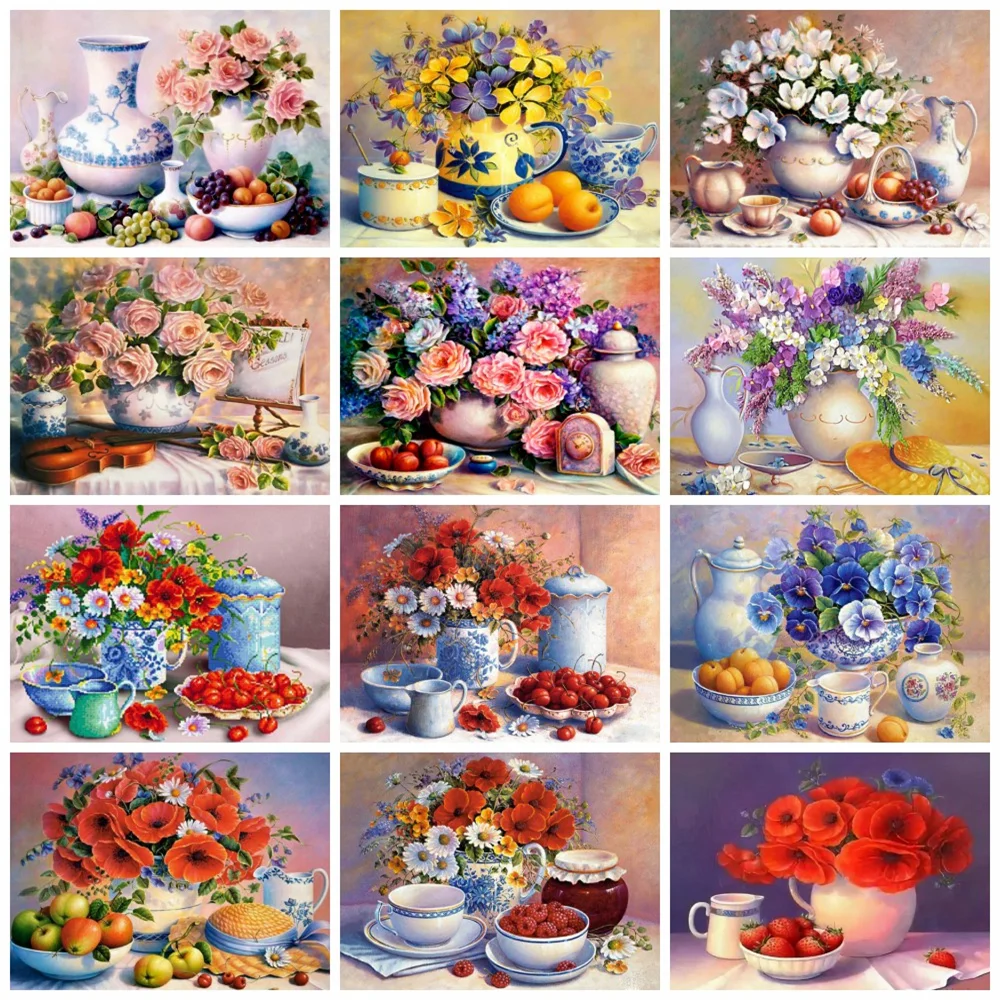 Набор для алмазной вышивки сделай сам Huacan полноразмерная/круглая мозаика с