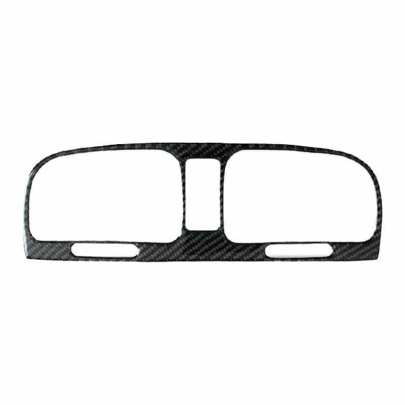 

For Golf MK6 2010-2013 Real Carbon Fiber Console Air Outlet Vent Trim