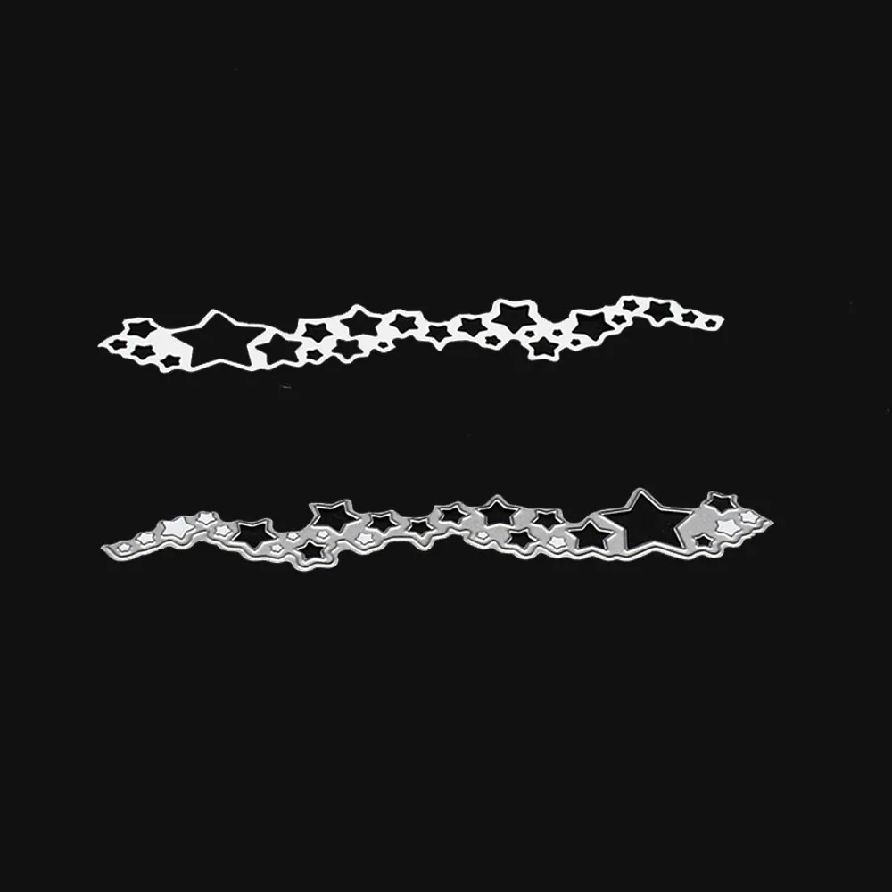 Пятиконечная полоска зеркальные высекальные штампы сделай сам скрапбукинг