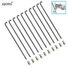 Велосипедные спицы диаметром 2,6 мм, черная поверхность, анодированный материал, 45 # сталь, J-образные спицы равного диаметра, 38 шт.